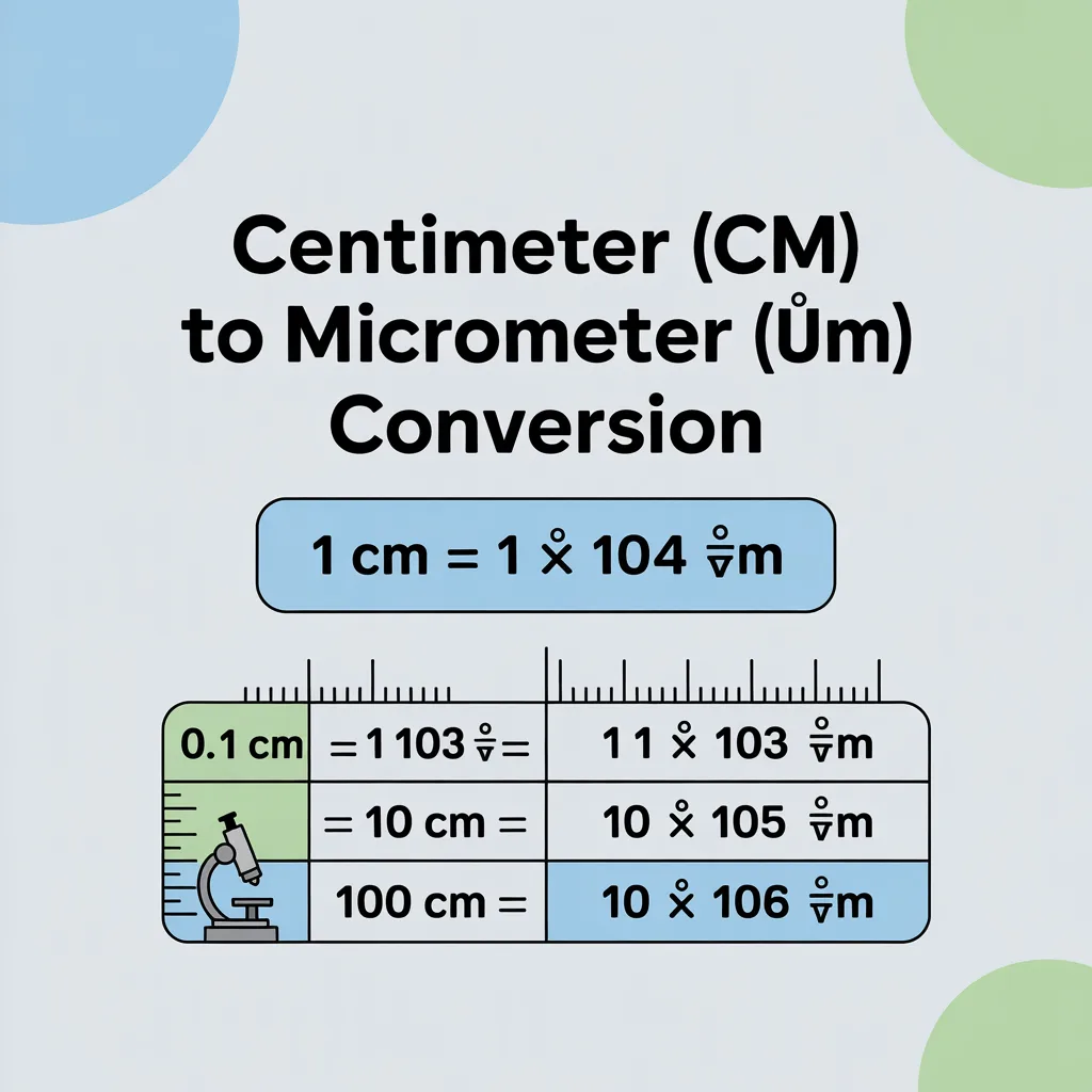cm to micrometer conversion online