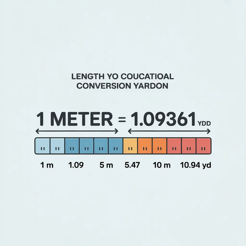 meter to yard conversion